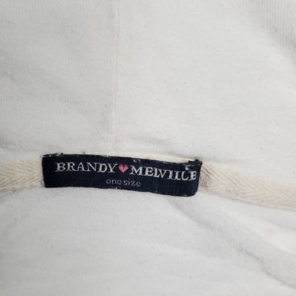 Brandy Melville Cotton Hoodie- One Size - Picture 5 of 7